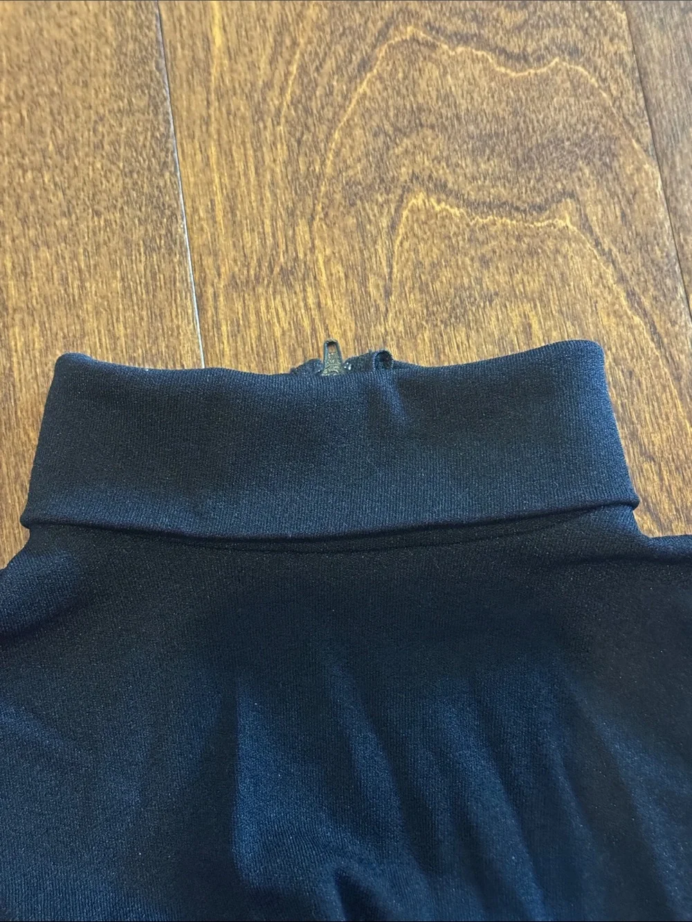 Chasse Girls' Black Long-Sleeve Turtleneck Bodysuit